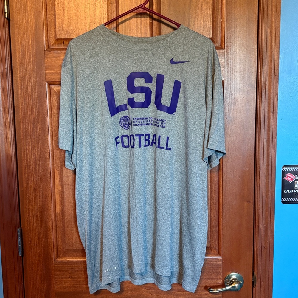 Nike Dri-Fit LSU Football Tee